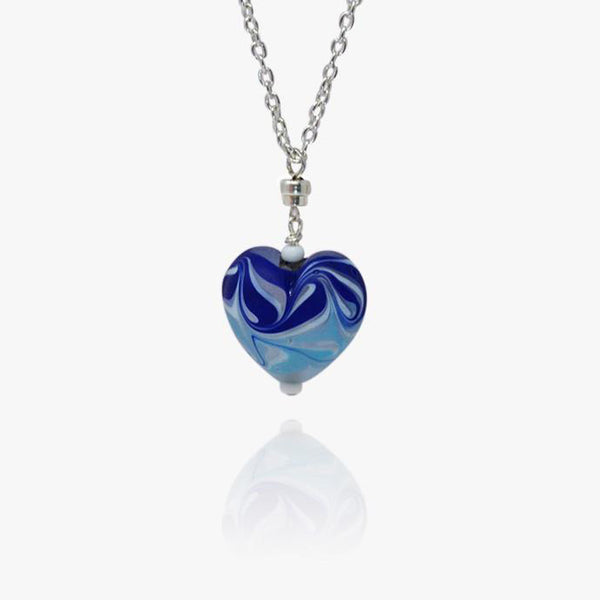 Frosted Blue Heart