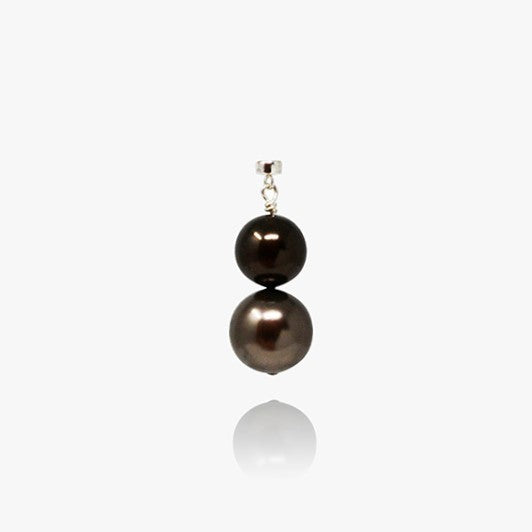 Double Brown Pearl Beads