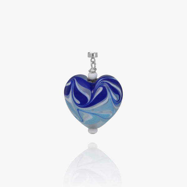Frosted Blue Heart
