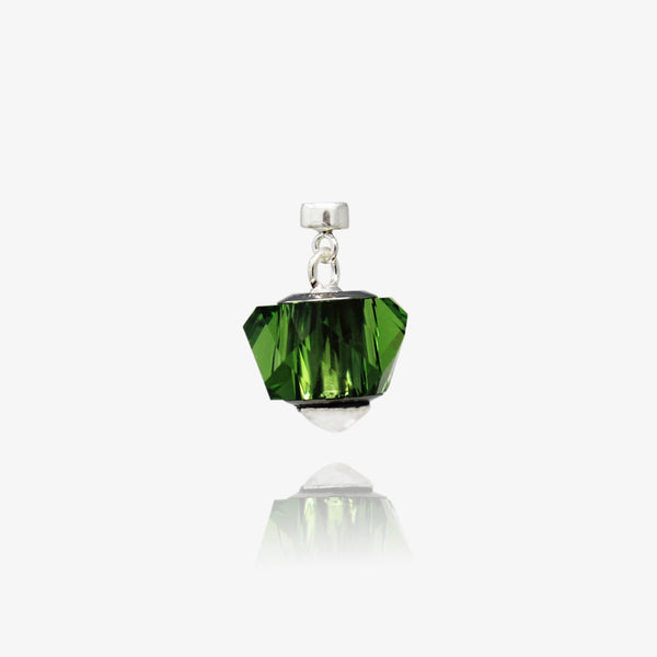 Green Faceted Crystal