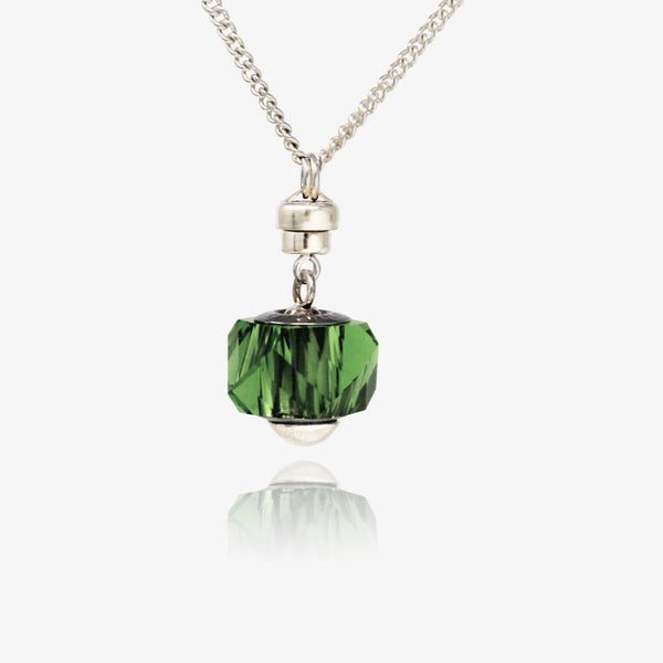 Green Faceted Crystal